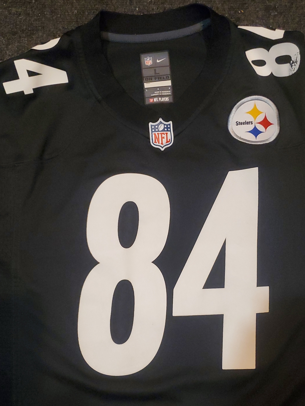 NFL Authentic Nike Pittsburgh Steelers Antonio Brown Jersey... 🏈 - Picture 7 of 11